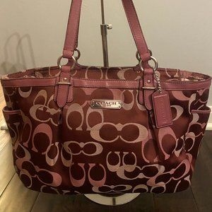 Coach HOBO bag shades of pink